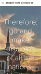 Mobile Screenshot of hopechurchnaz.org